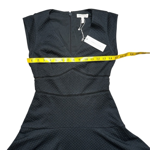 Rebecca Taylor Black Taylor Mini Dress - Picture 5 of 7